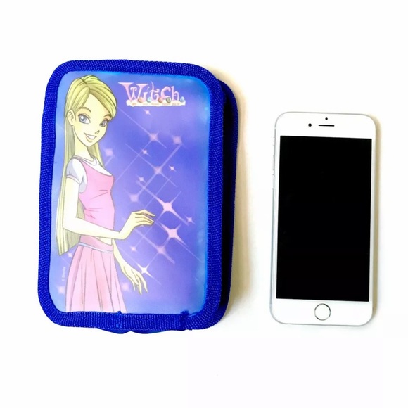 W.I.T.C.H. Phone Case Mini Blue Bag Purse Will Irma Taranee Cornelia Hay Lin Y2K - Picture 2 of 5